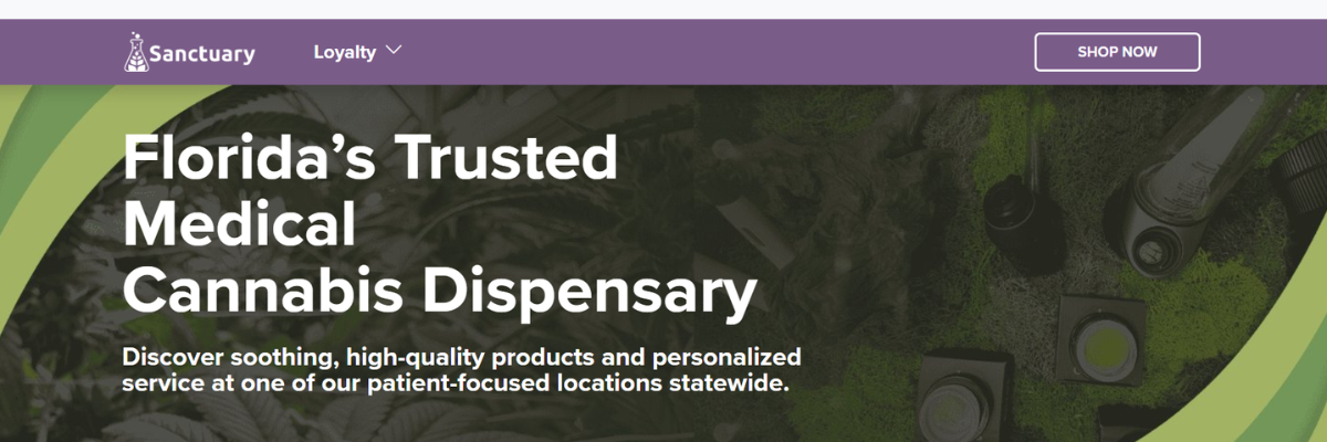 An image of Sunctuary website