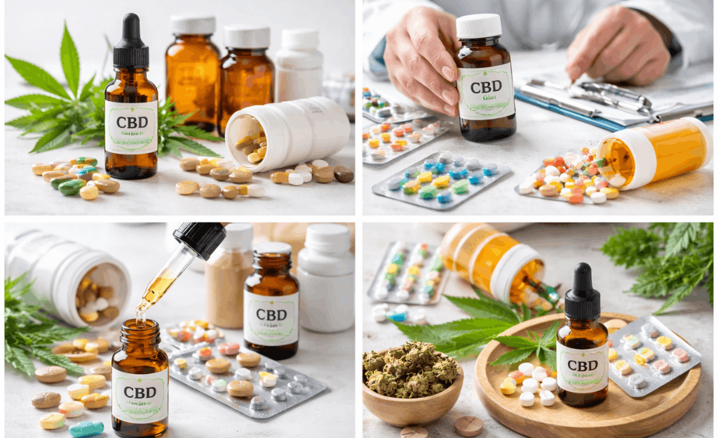 An image depicting cbd and drug interaction